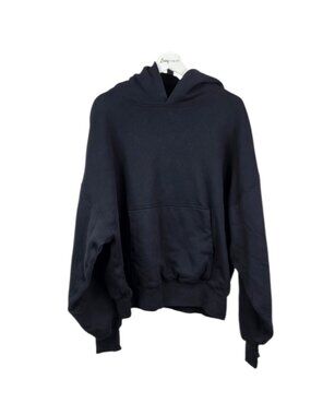 Yeezy x GAP Mens Double Layered Hoodie, Black, Heavyweight, Pullover,Size XL